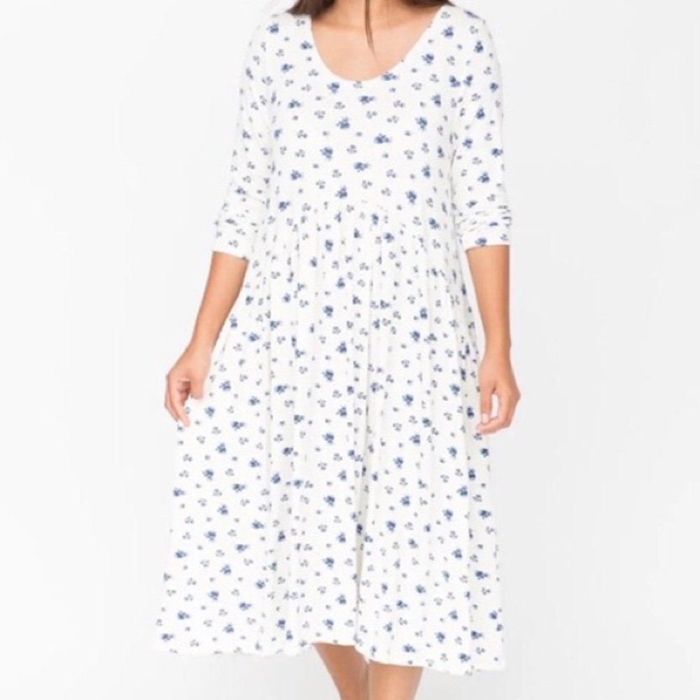 Agnes & Dora - Oakley Dress - Light Cream/White